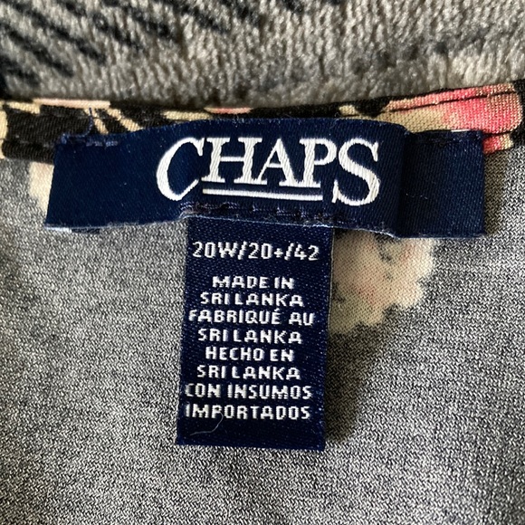 Floral Chaps Midi Dress Size 20W - Picture 3 of 4